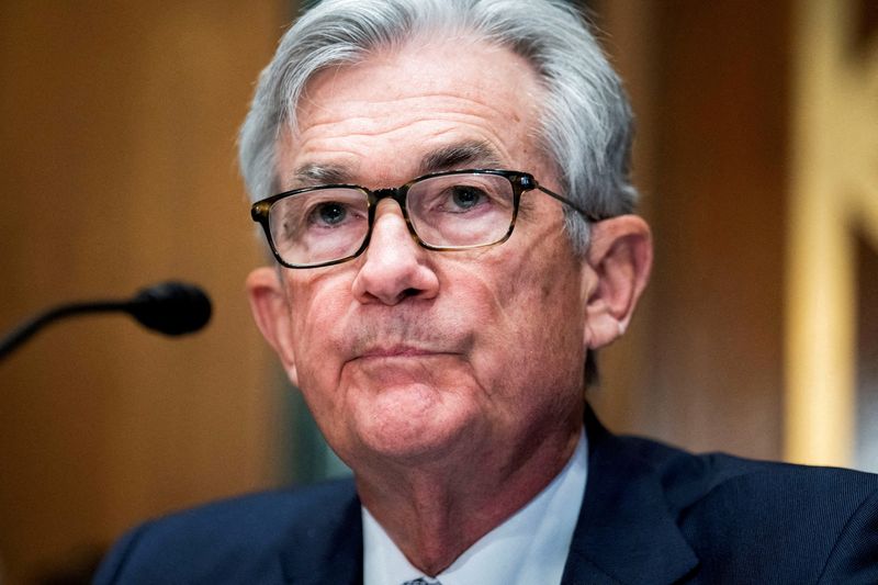 IMAGEN DE ARCHIVO. El presidente de la Reserva Federal, Jerome Powell, durante una audiencia en la Comisión de Banca del Senado, en Washington Tom Williams/Pool vía REUTERS