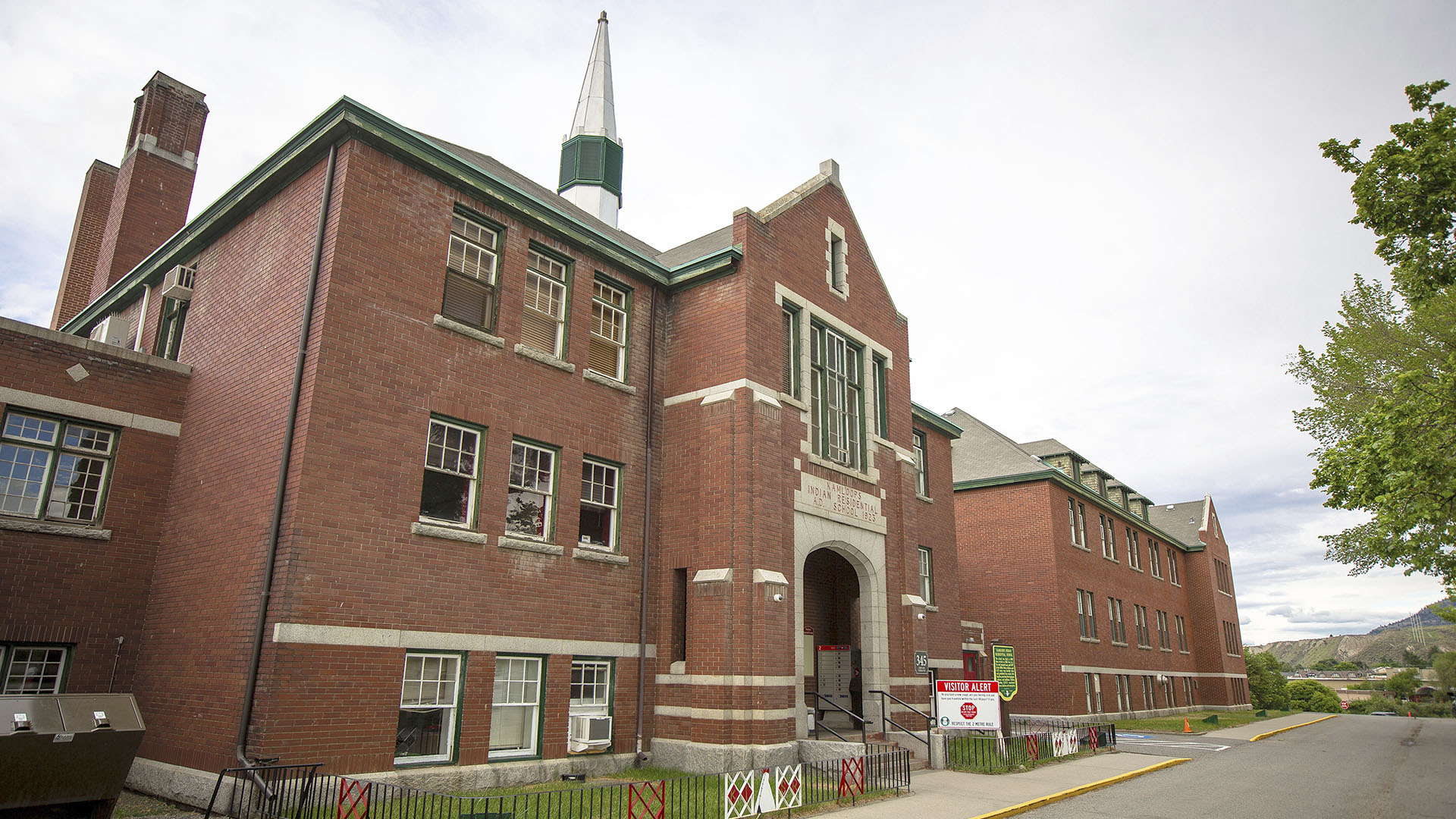 Un internado de Kamloops, Canadá (Andrew Snucins/The Canadian Press via AP)