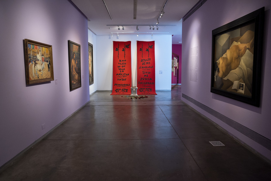 La sala de la representación de la mujer -