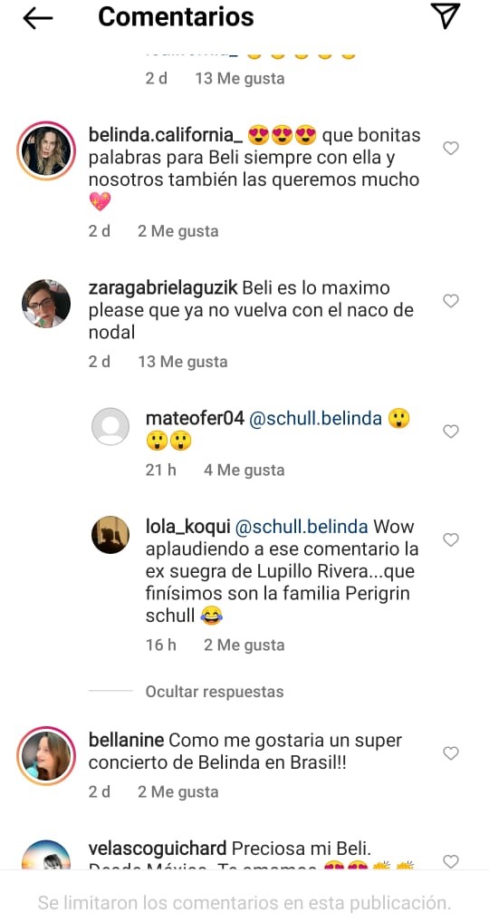 Foto: Instagram @schull.belinda