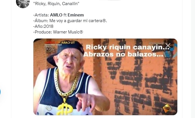 Tras la supuesta tiradera del rapero estadounidense a AMLO, usuarios en redes sociales difundieron divertidos memes (Foto: Twitter / @SirCabronMx)