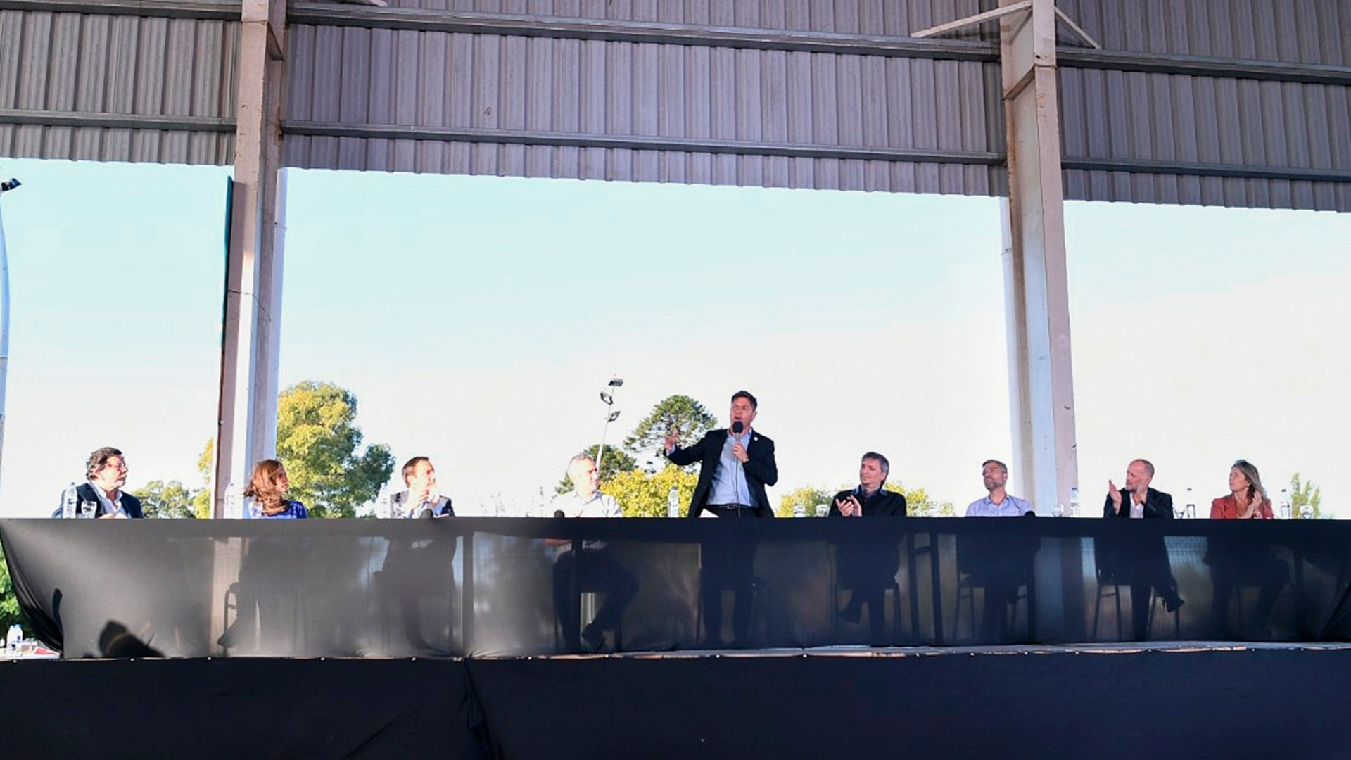 AXel Kicillof en el acto de lanzamiento del Programa MESA