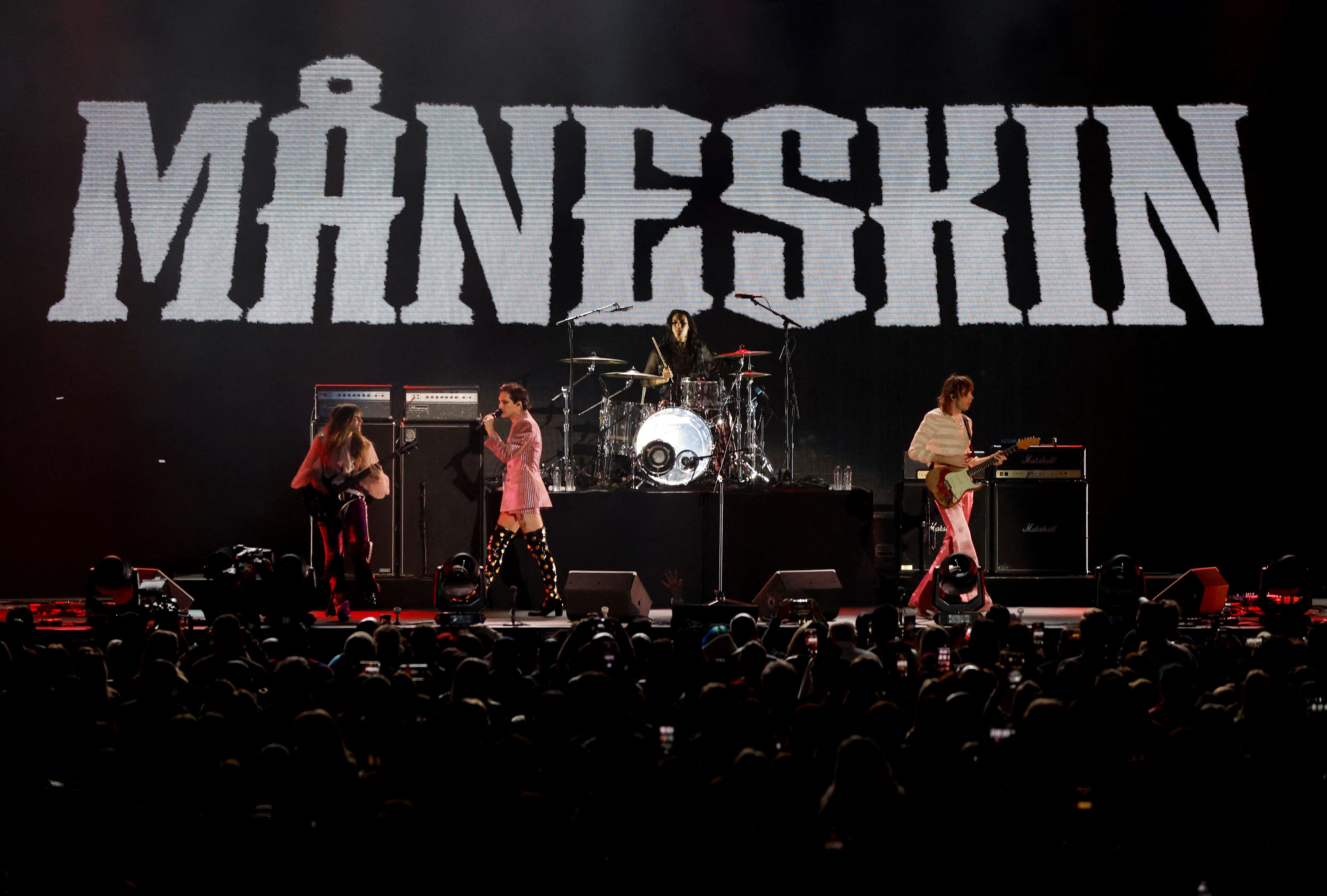 Maneskin, los ganadores de Eurovision del año pasado (REUTERS/Mario Anzuoni)