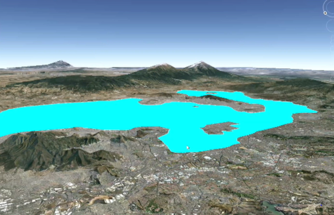 Gracias al uso de drones y sensores, se crearon modelos tridimensionales para confirmar el desplazamiento del cerro Peñón Viejo. Foto: INAH