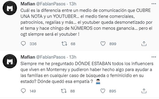 Fabian Pasos respondió a las críticas que lanzaron en su contra (foto: @FabianPasos)