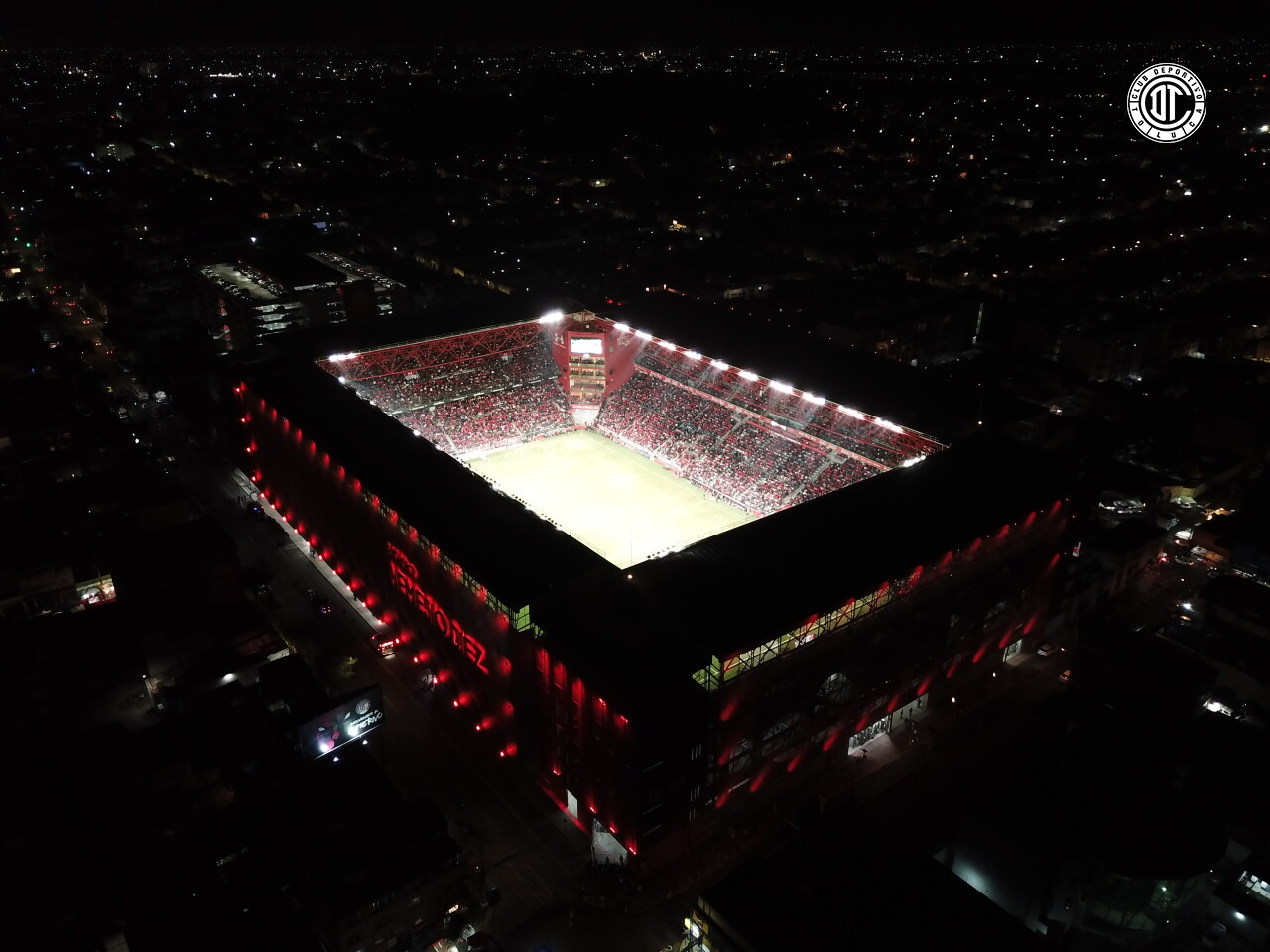 Estadio Nemesio Diez, casa de Toluca. Foto: @TolucaFC