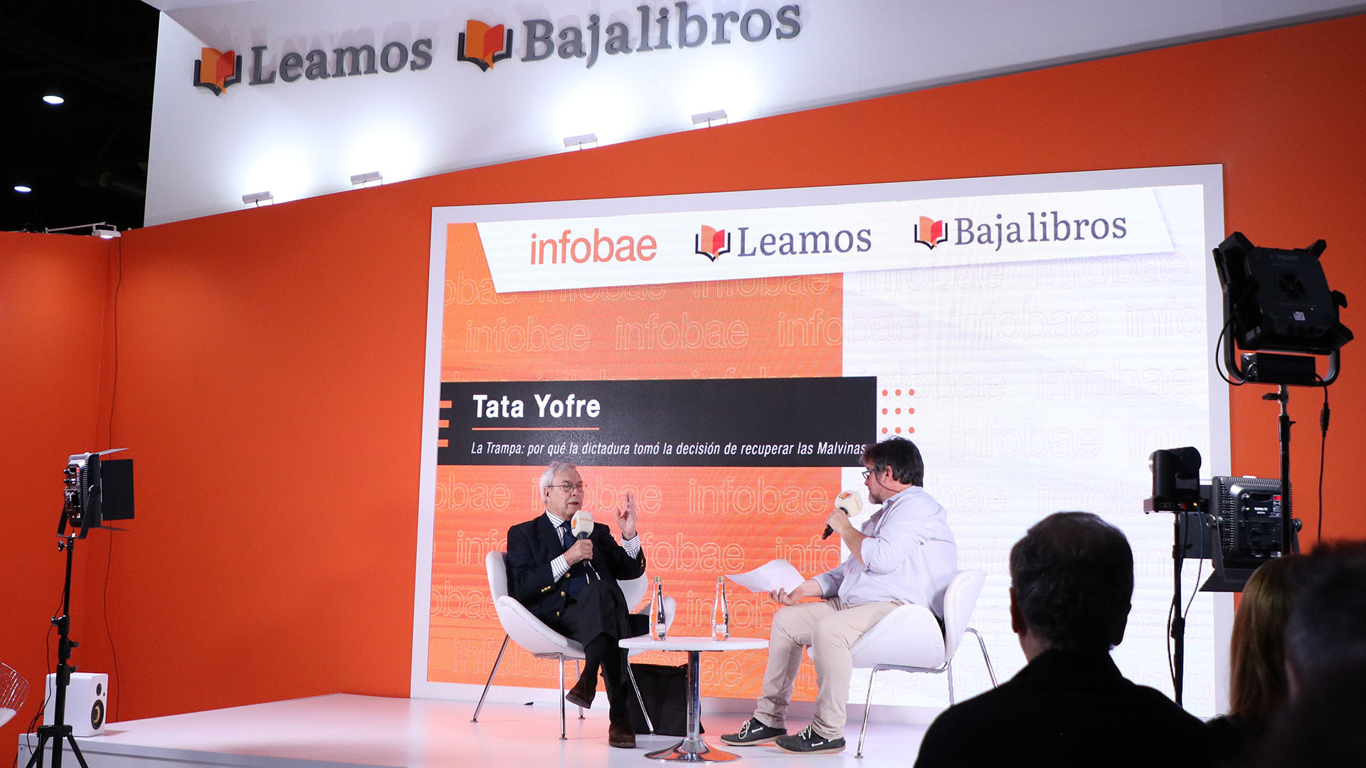 En el 40º aniversario de la guerra de Malvinas, Tata Yofre disertó sobre su último libro, en el que aborda esa temática. / Crédito: Augusto Fornaciari