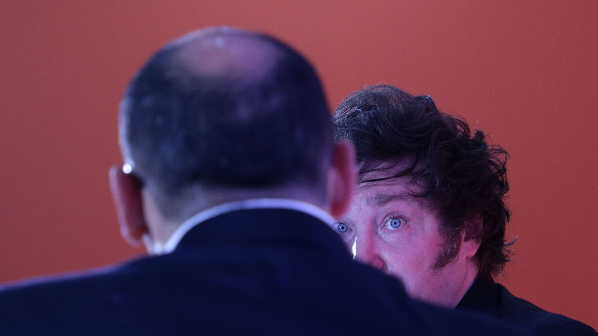 "Los argentinos se quieren liberar de los políticos chorros y opresores”, dijo Milei en diálogo con el periodista Facundo Chaves, de Infobae. / Crédito: Augusto Fornaciari