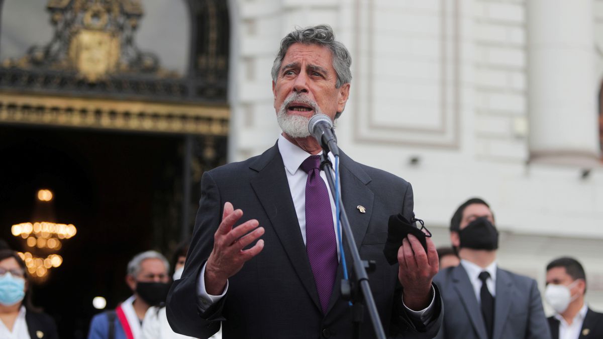 Francisco Sagasti insiste en el recorte de mandato para Pedro Castillo y el Congreso