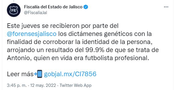 “Hulk” Salazar si murió calcinado en su automóvil, confirmó Fiscalía de Jalisco (Foto: Twitter/@FiscaliaJal)