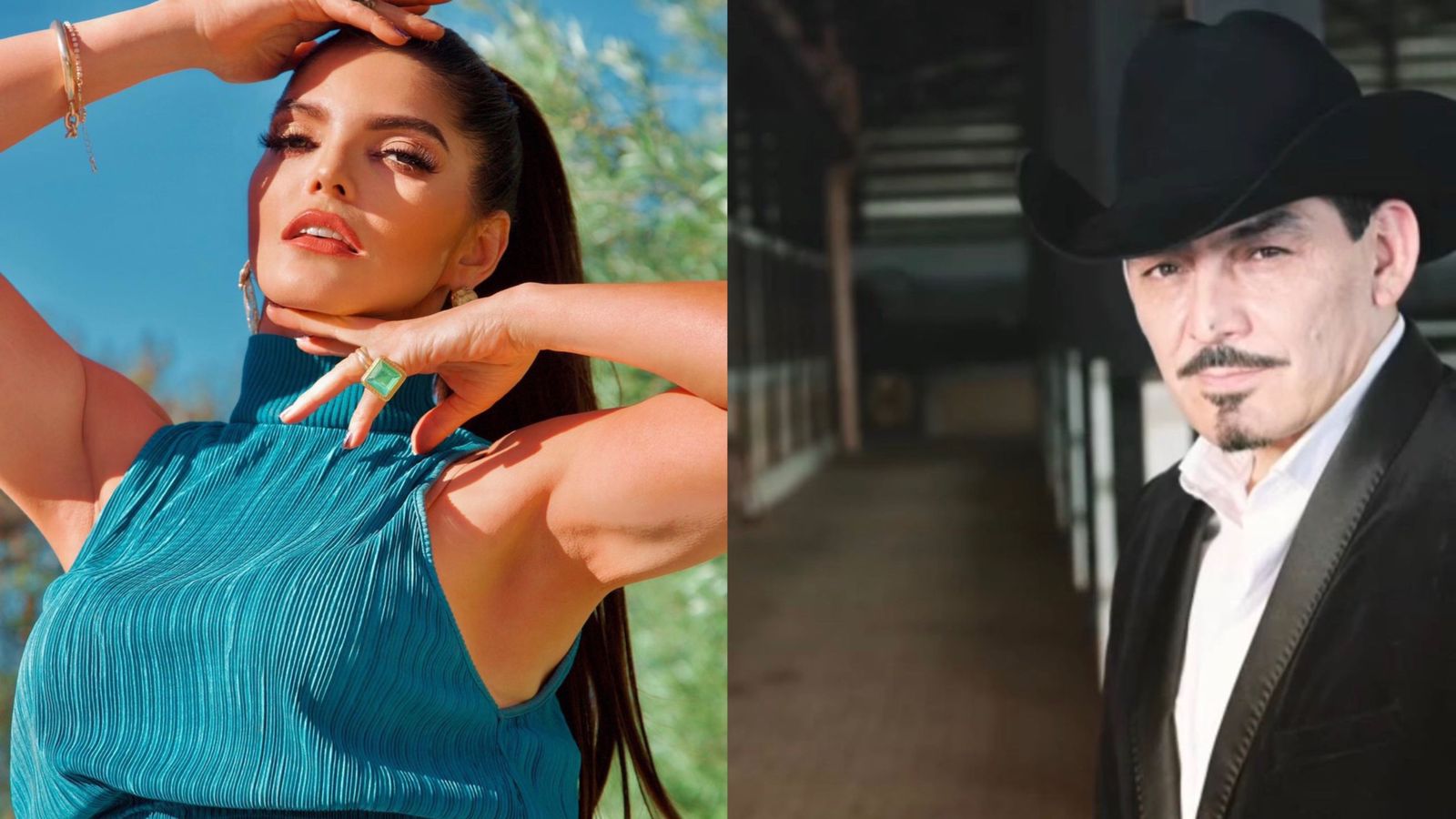 Los cantantes están en disputa por los derechos de autor de una canción (Fotos: Instagram/@anabarbaramusic/@josemanuel_mxfigueroa)