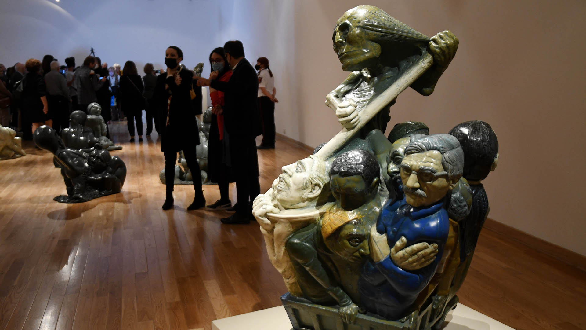 El recorrido presenta 36 obras: 19 esculturas y 16 estudios de dibujos