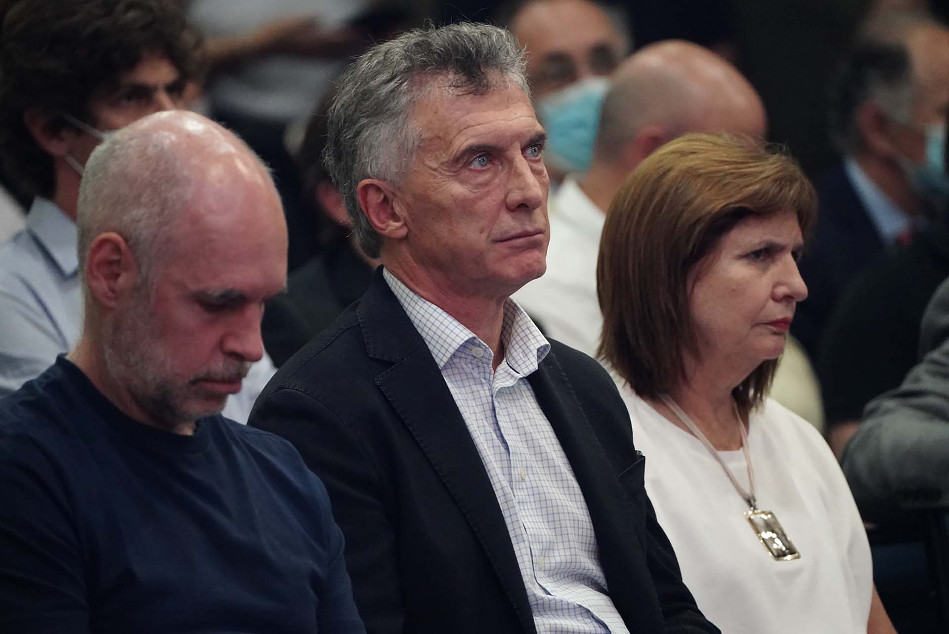 Horacio Rodríguez Larreta, Mauricio Macri y Patricia Bullrich