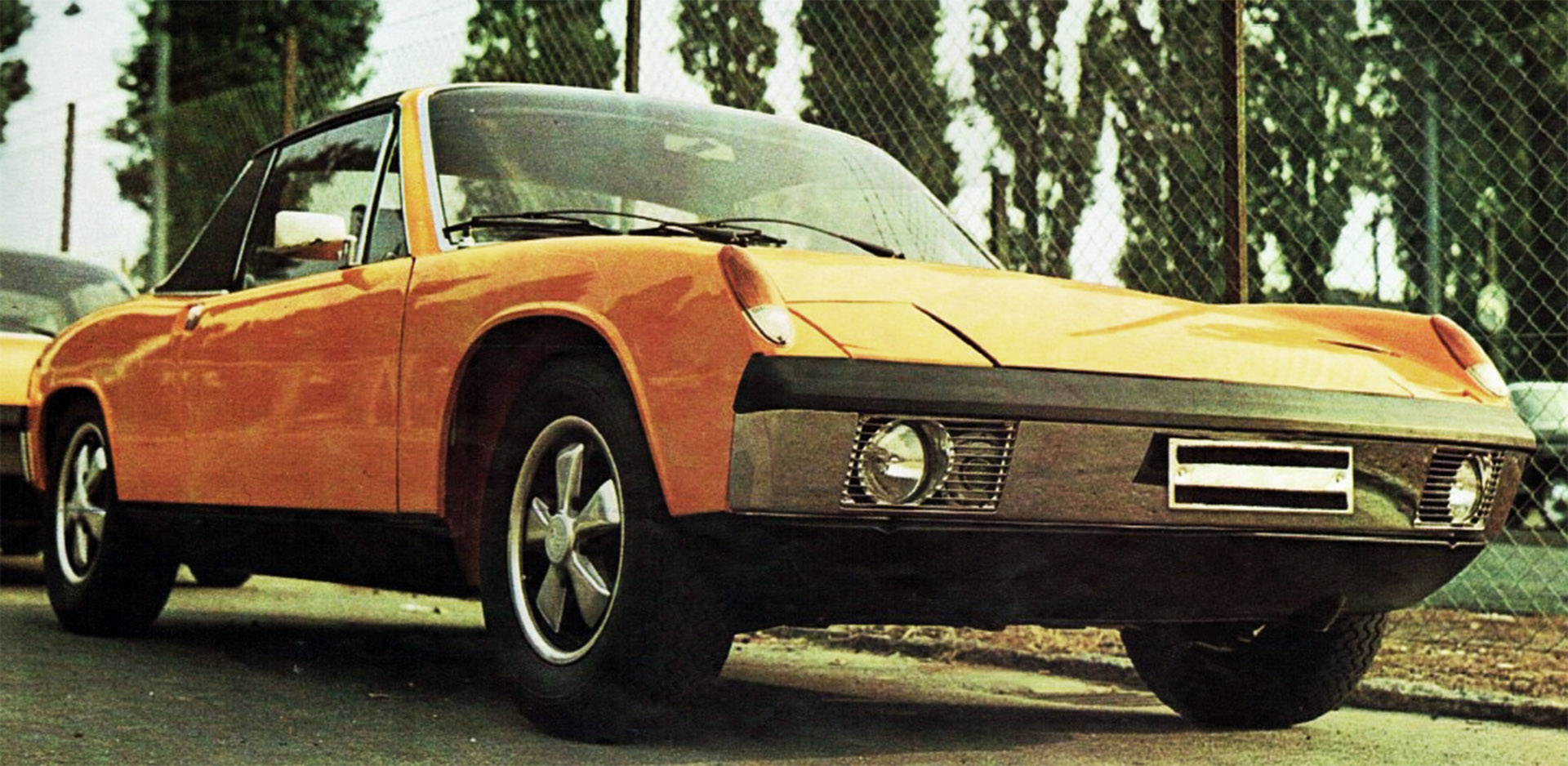 Primera aparición del VW-Porsche 914. Así se mostró en el Salón de Frankfurt de 1969