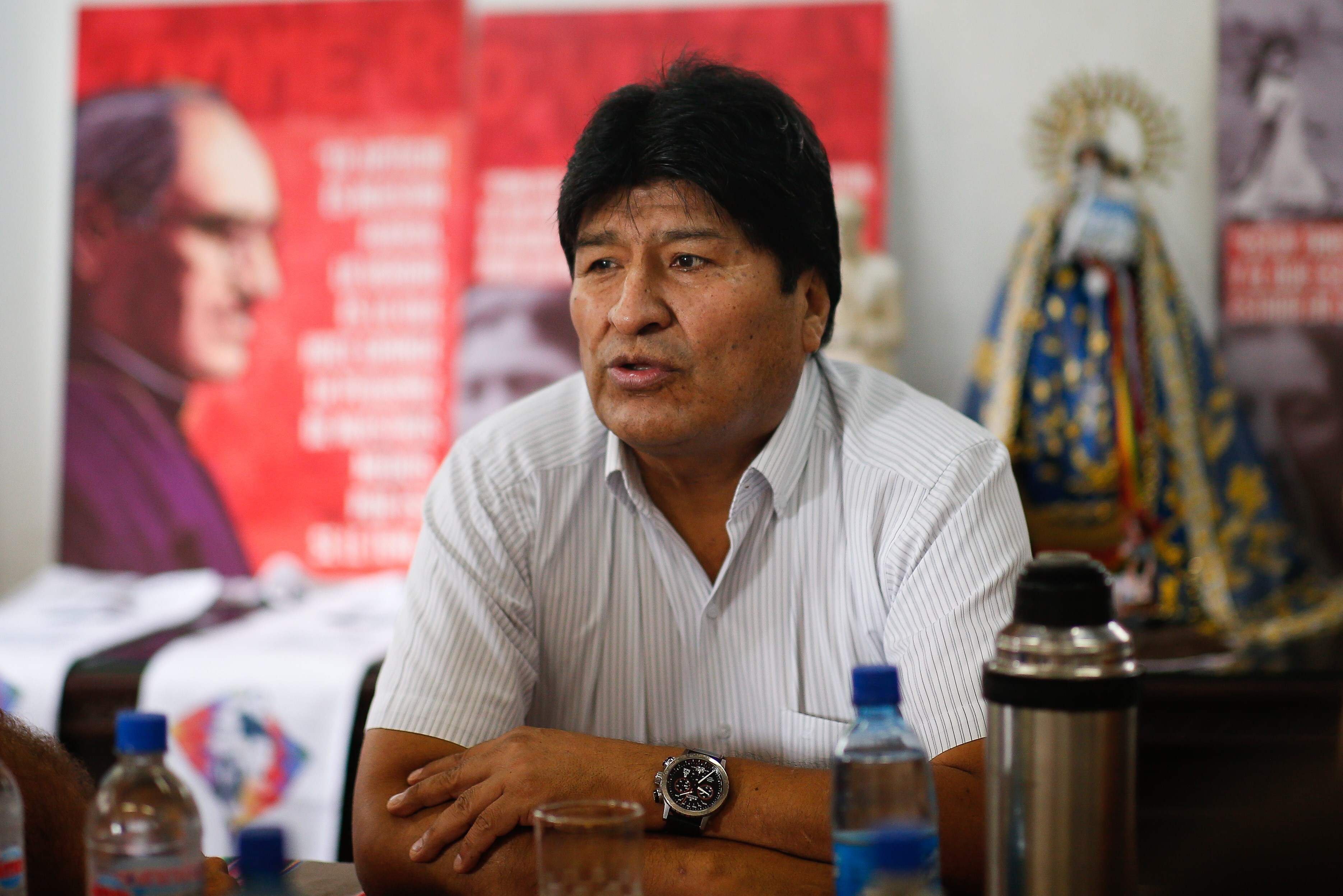 Fotografía de archivo del ex presidente de Bolivia, Evo Morales (EFE/ Juan Ignacio Roncoroni)