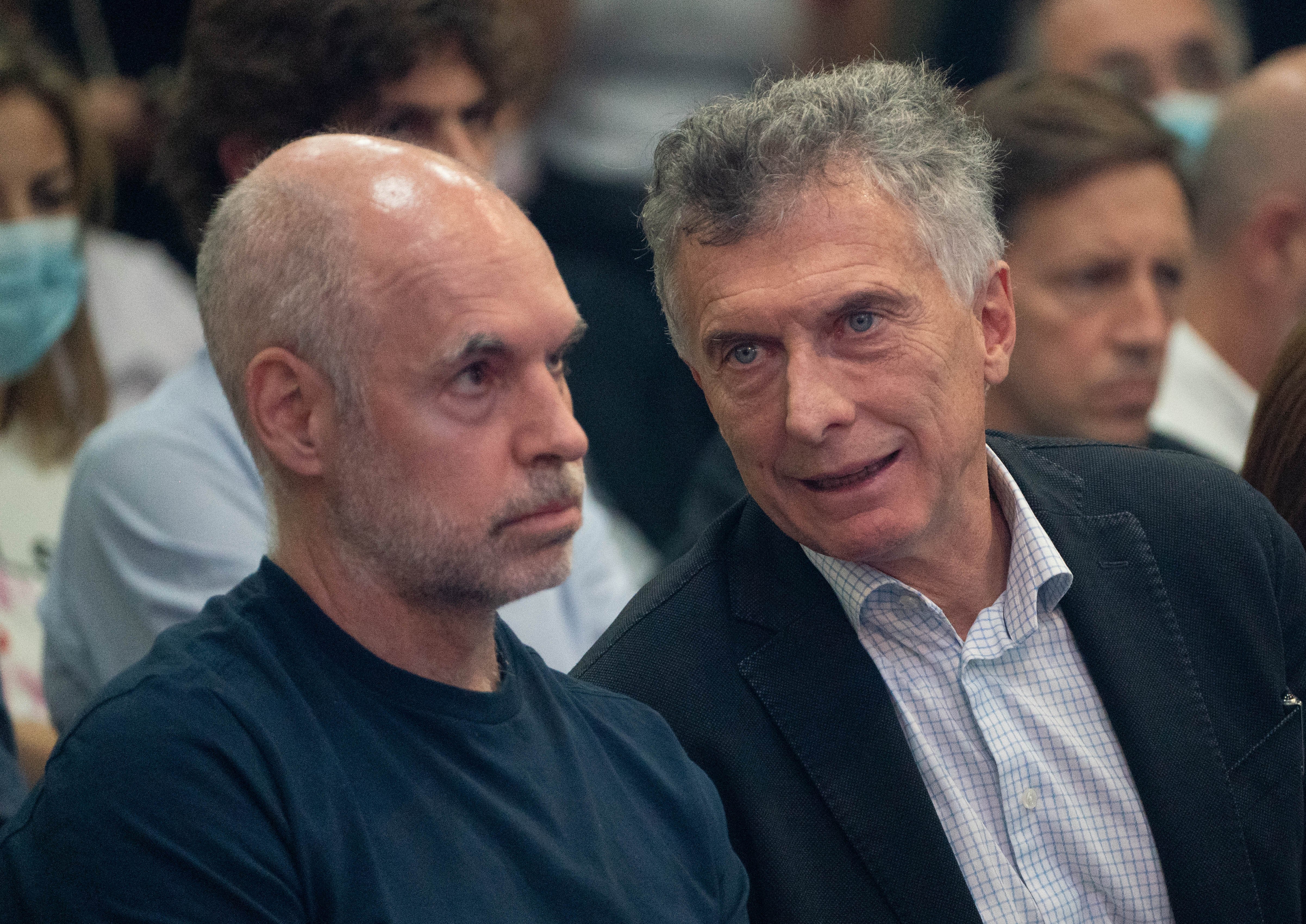 Horacio Rodríguez Larreta y Mauricio Macri (Foto: Franco Fafasuli)