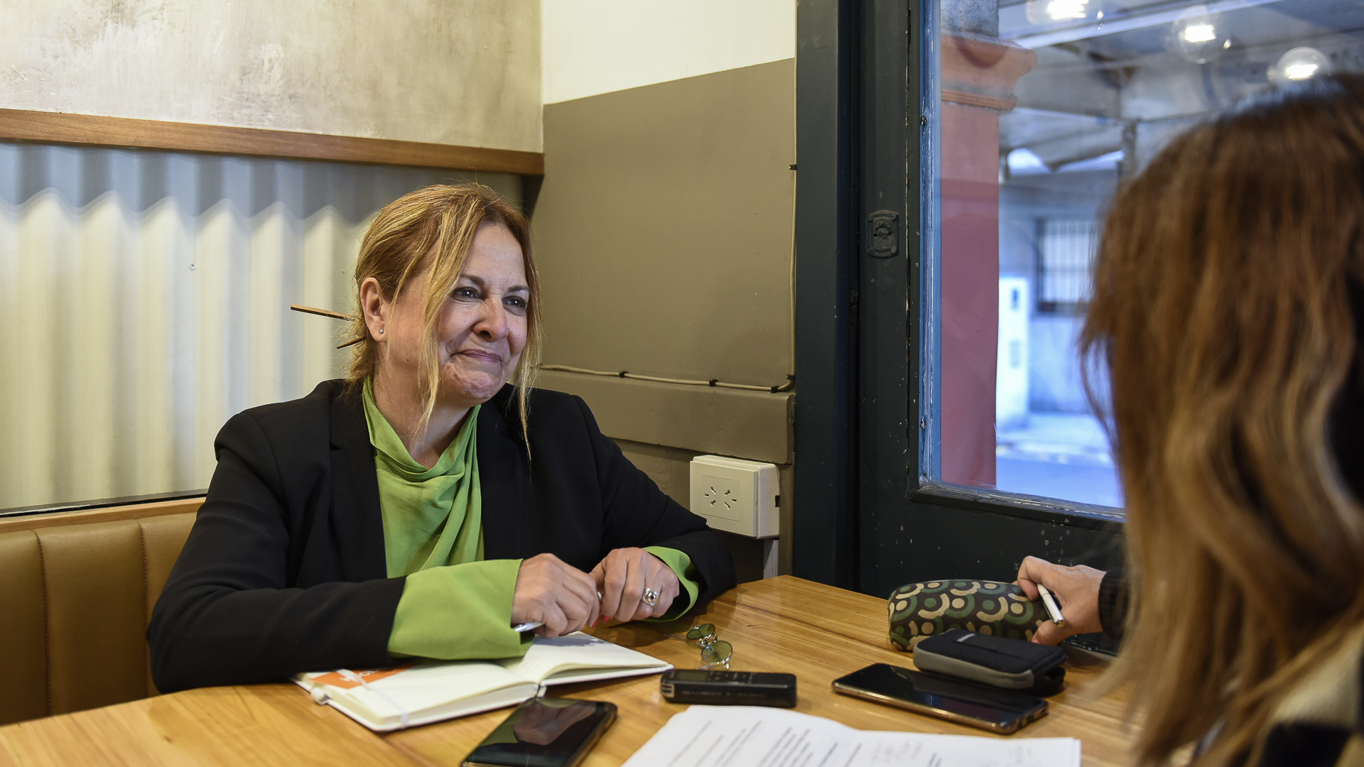 Inma Aguilar Nácher en diálogo con Infobae en Buenos Aires “El idioma español reforzará la relación entre los países de Iberoamérica” . (G. Gavotti)