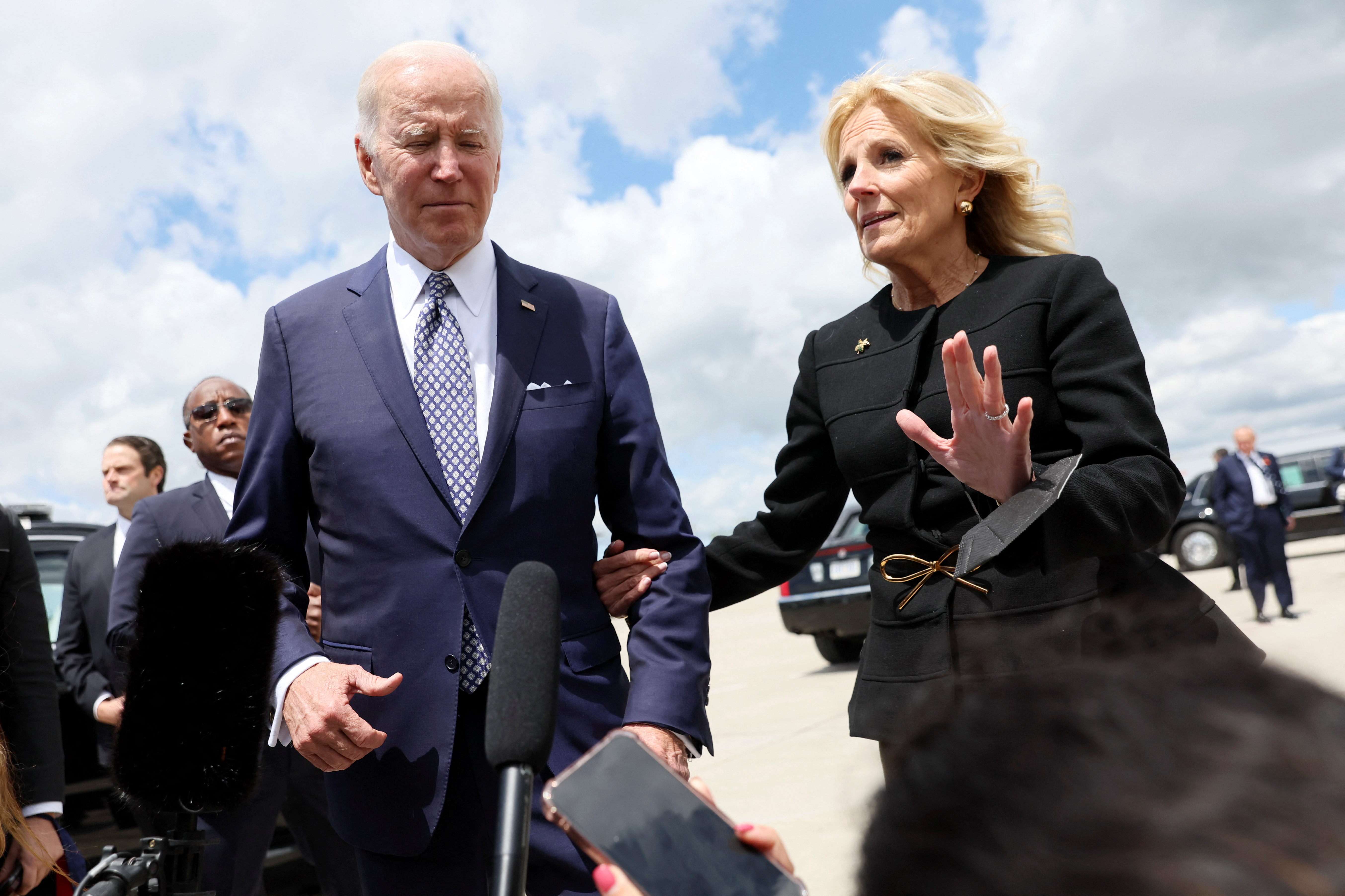 La primera dama Jill Biden aumentó sus presencias públicas en los últimos tiempos (REUTERS/Leah Millis)