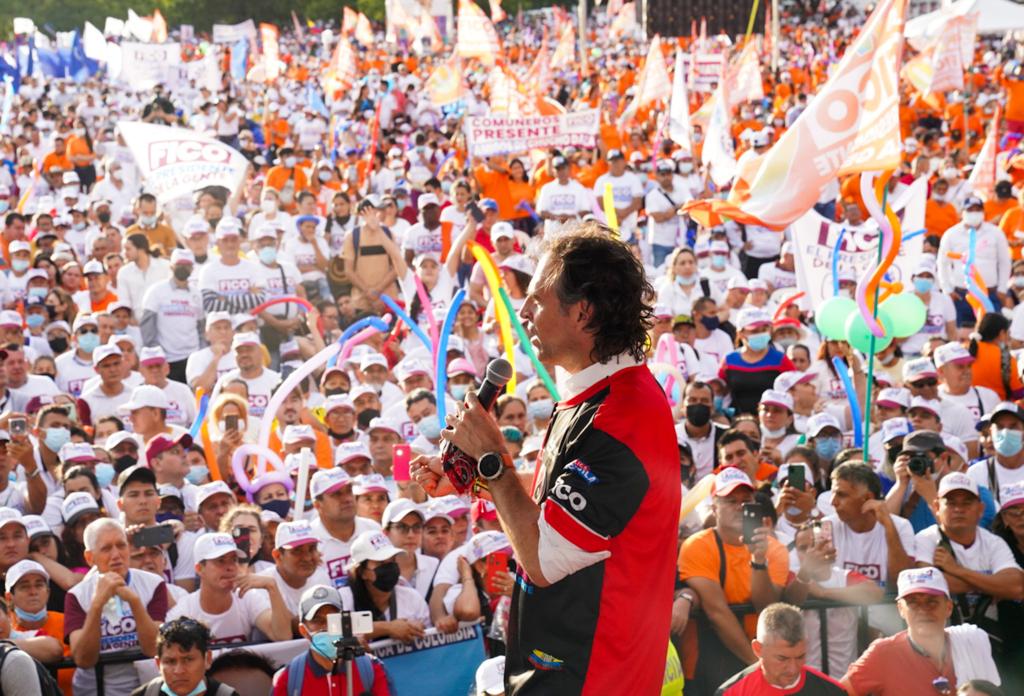Fico presente en la Plaza de las Banderas en Cúcuta. Foto: Cortesía