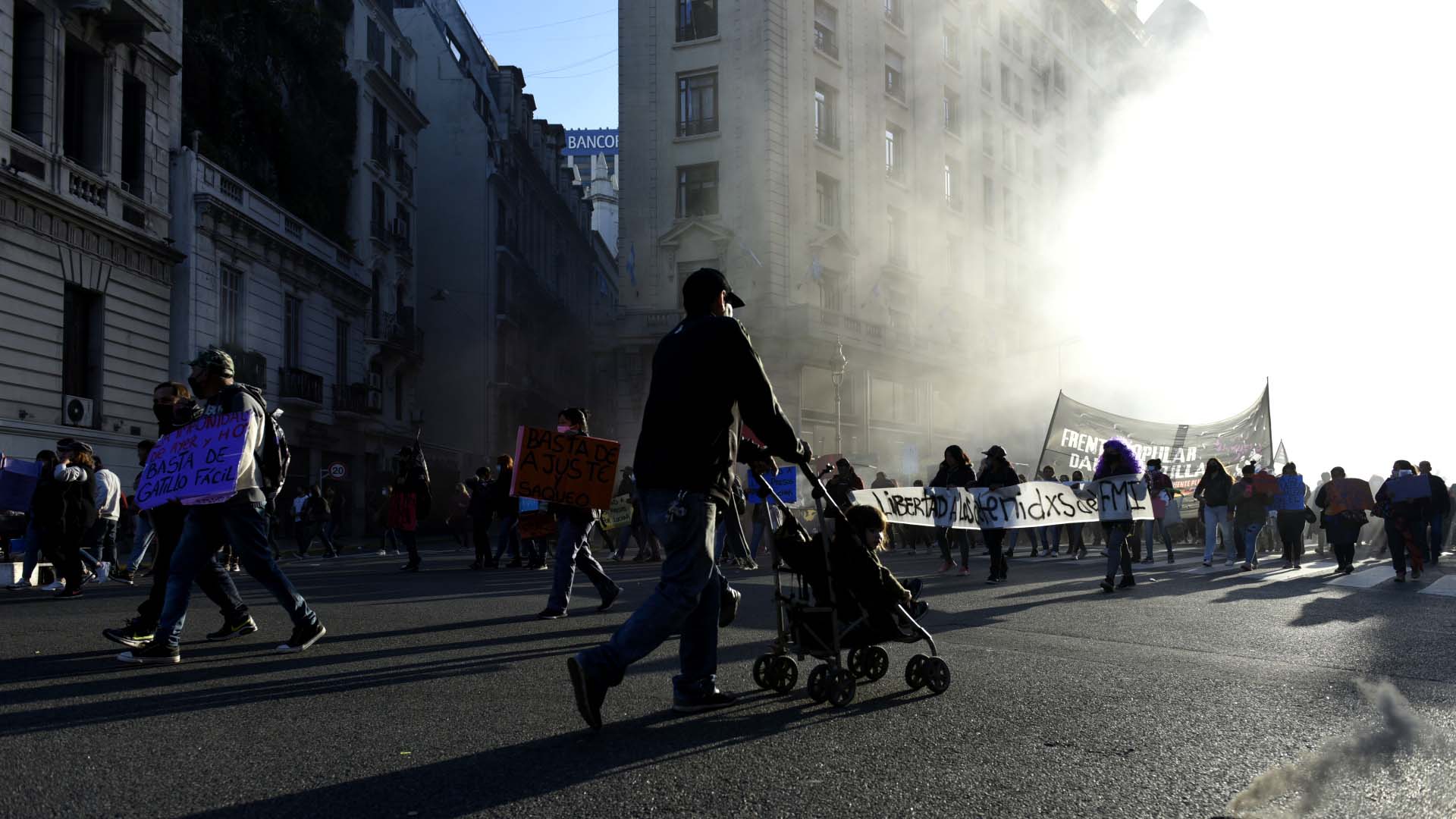 La tensión entre el Gobierno y los piqueteros seguirá y se desarrollará en las calles, por ahora, copadas por la Unidad Piquetera (Gustavo Gavotti)