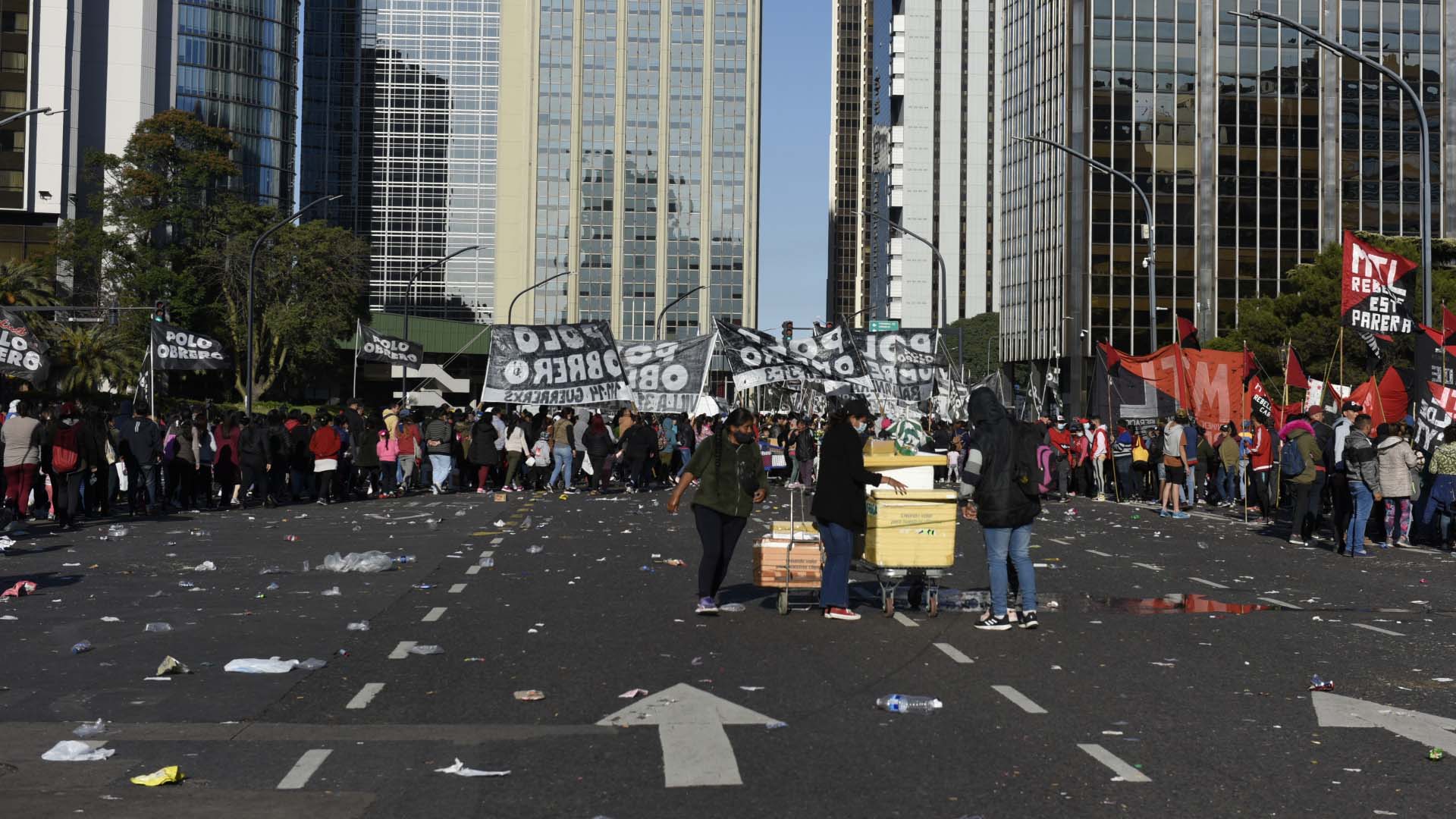 “La Marcha Federal fue definida en un plan de lucha escalonado votado en marzo por Unidad Piquetera”, dijeron desde la organización (Gustavo Gavotti)