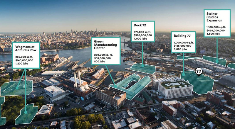 Un gemelo digital de Brooklyn, Nueva York, para planear cómo reducir las emisiones de carbono de los edificios. (Imagen: gentileza Cityzenith)