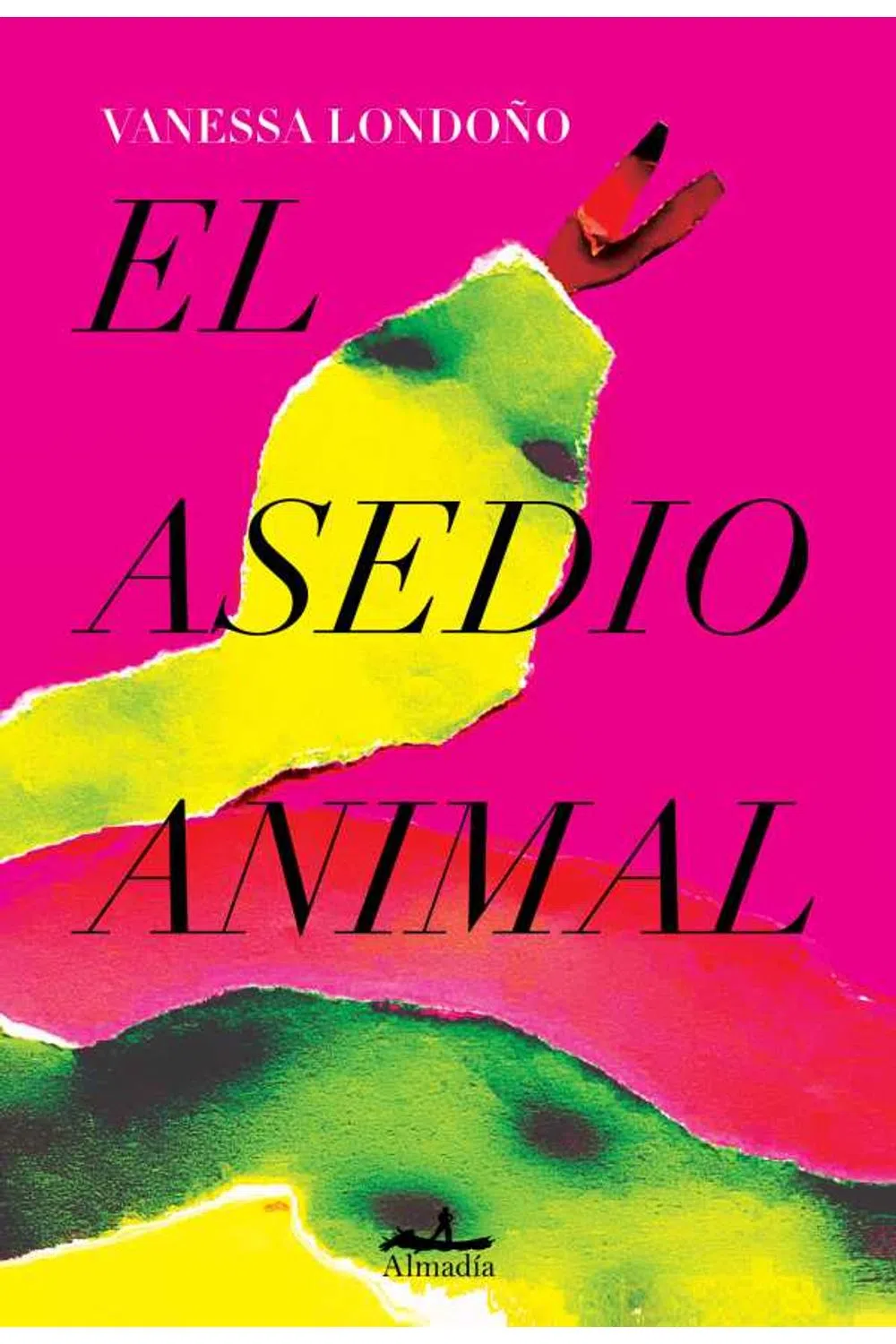 Portada de 'El asedio animal', de Vanessa Londoño, Almadía Ediciones