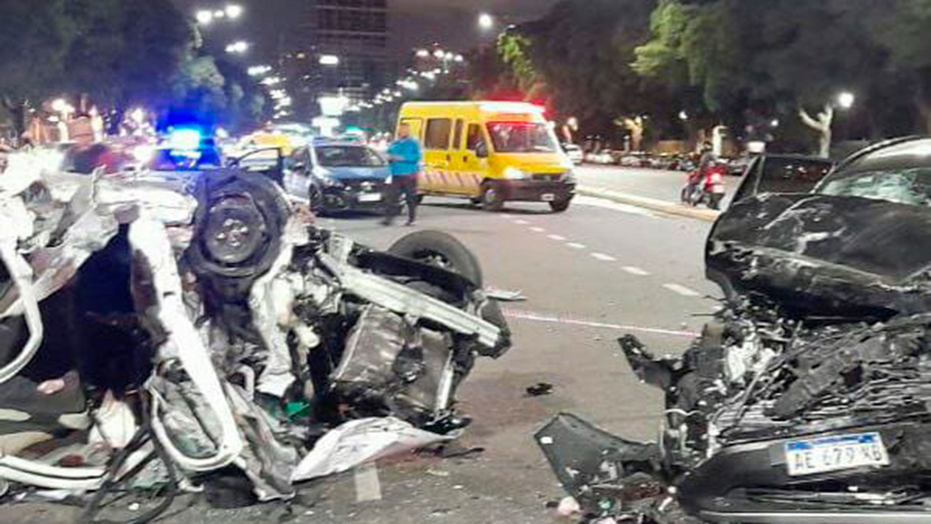 Un accidente en Palermo terminó con dos fallecidos