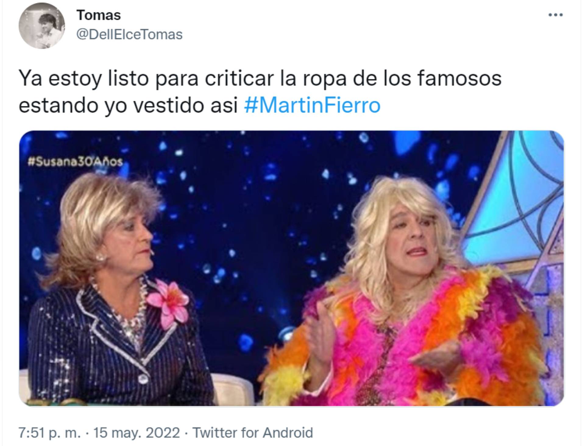 Los memes de los Martín Fierro 2022