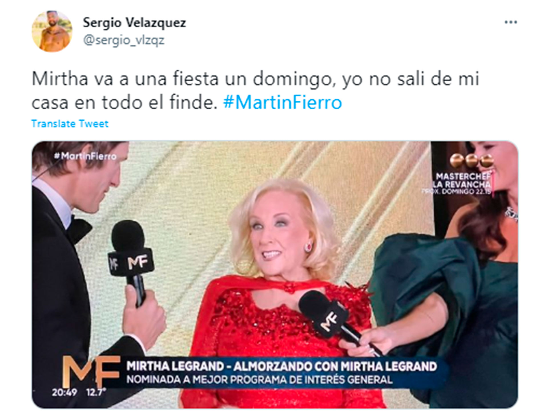 Los memes de los Martín Fierro 2022