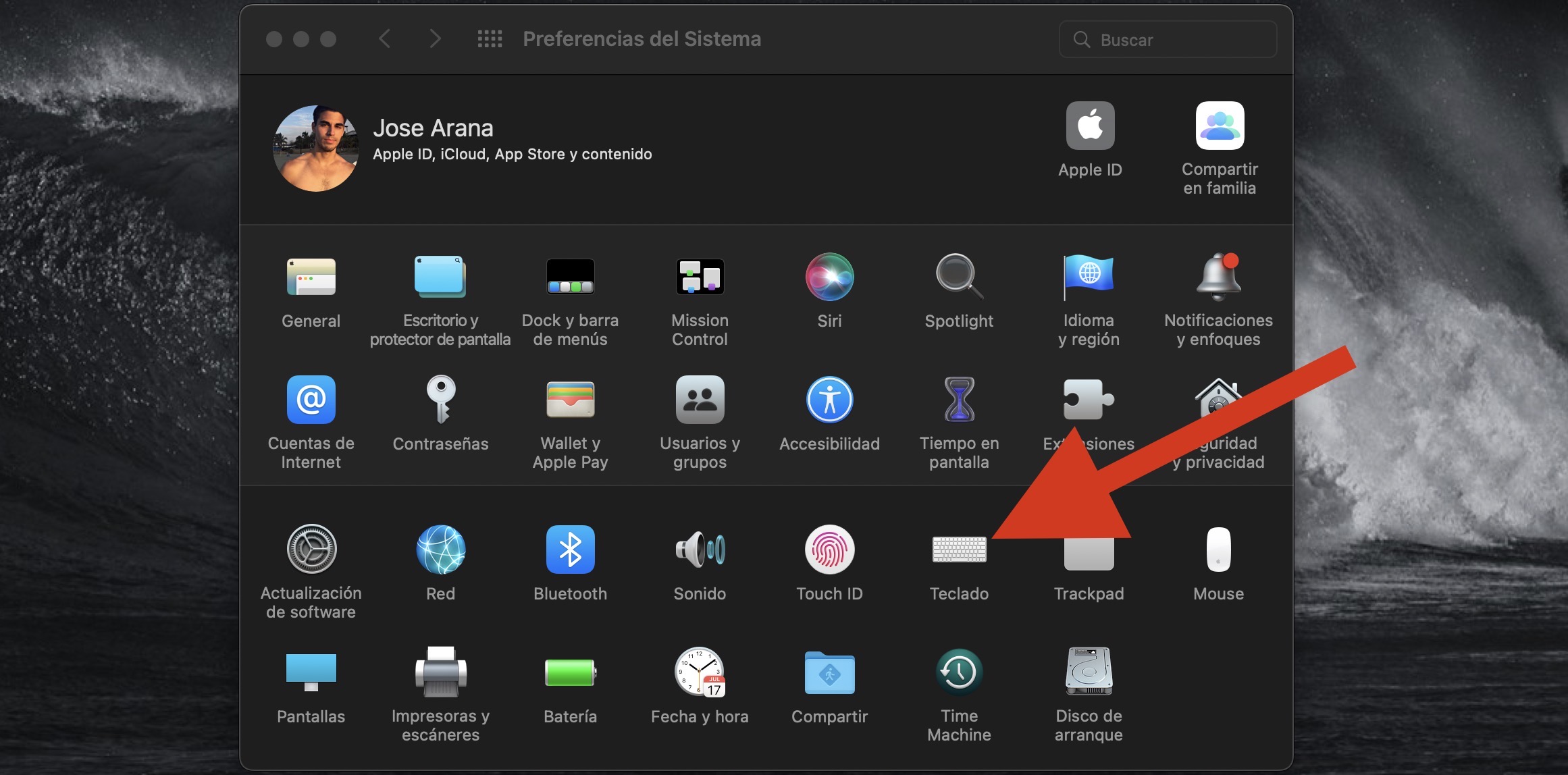 Personalizar atajos en un teclado de Mac. (foto: MacBook Pro/Jose Arana)