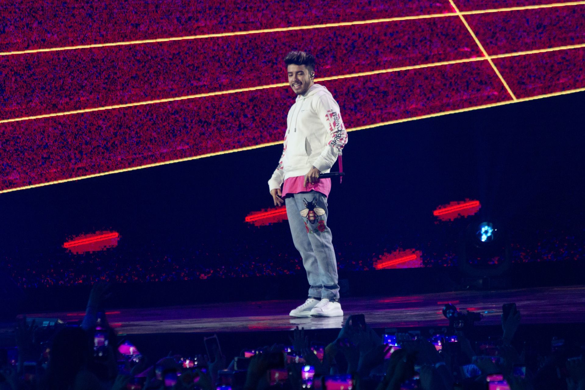 Mario Bautista en concierto. Foto: Cuartoscuro