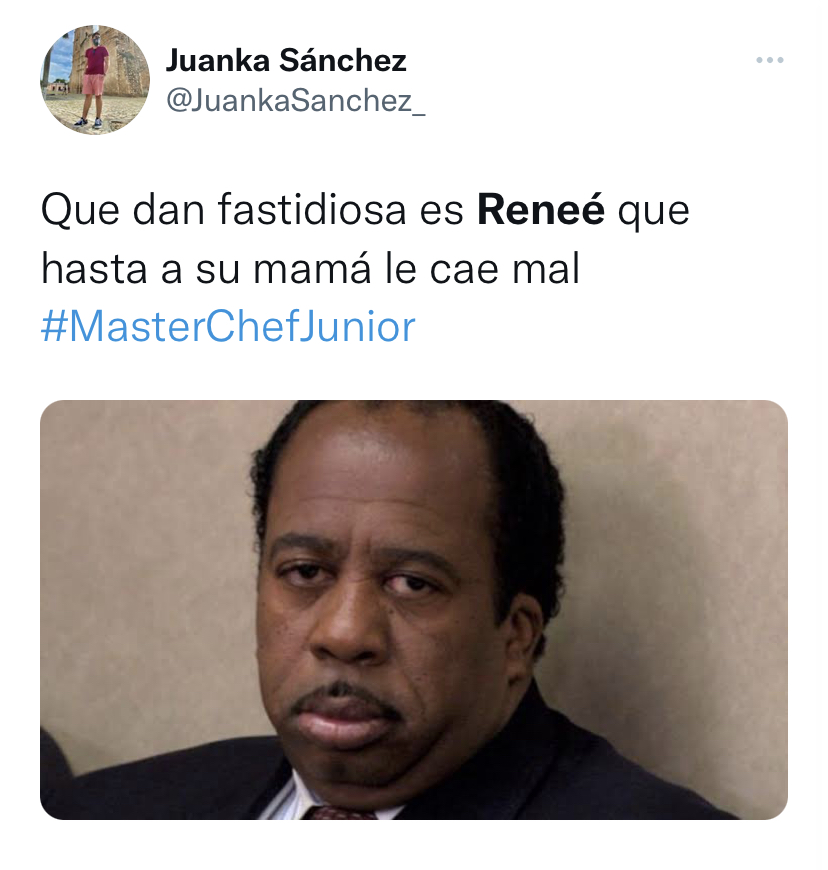 En redes sociales, usuarios pidieron la salida de la pequeña chef de 11 años del programa de televisión (Foto: Twitter / @JuankaSanchez_)