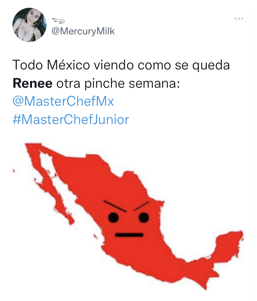 En redes sociales, usuarios pidieron la salida de la pequeña chef de 11 años del programa de televisión (Foto: Twitter / @MercuryMilk)