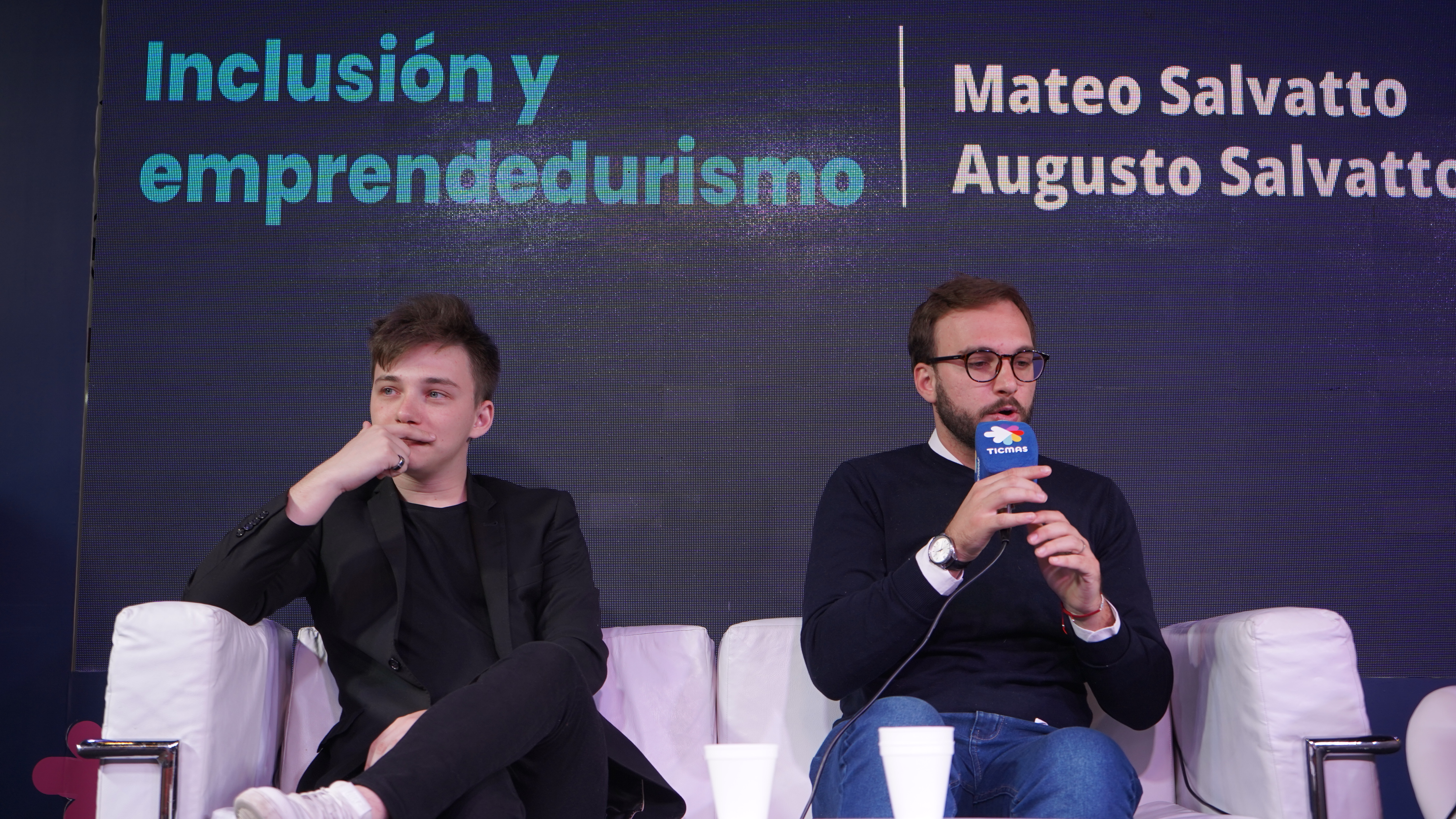 Mateo y Augusto Salvatto en Ticmas