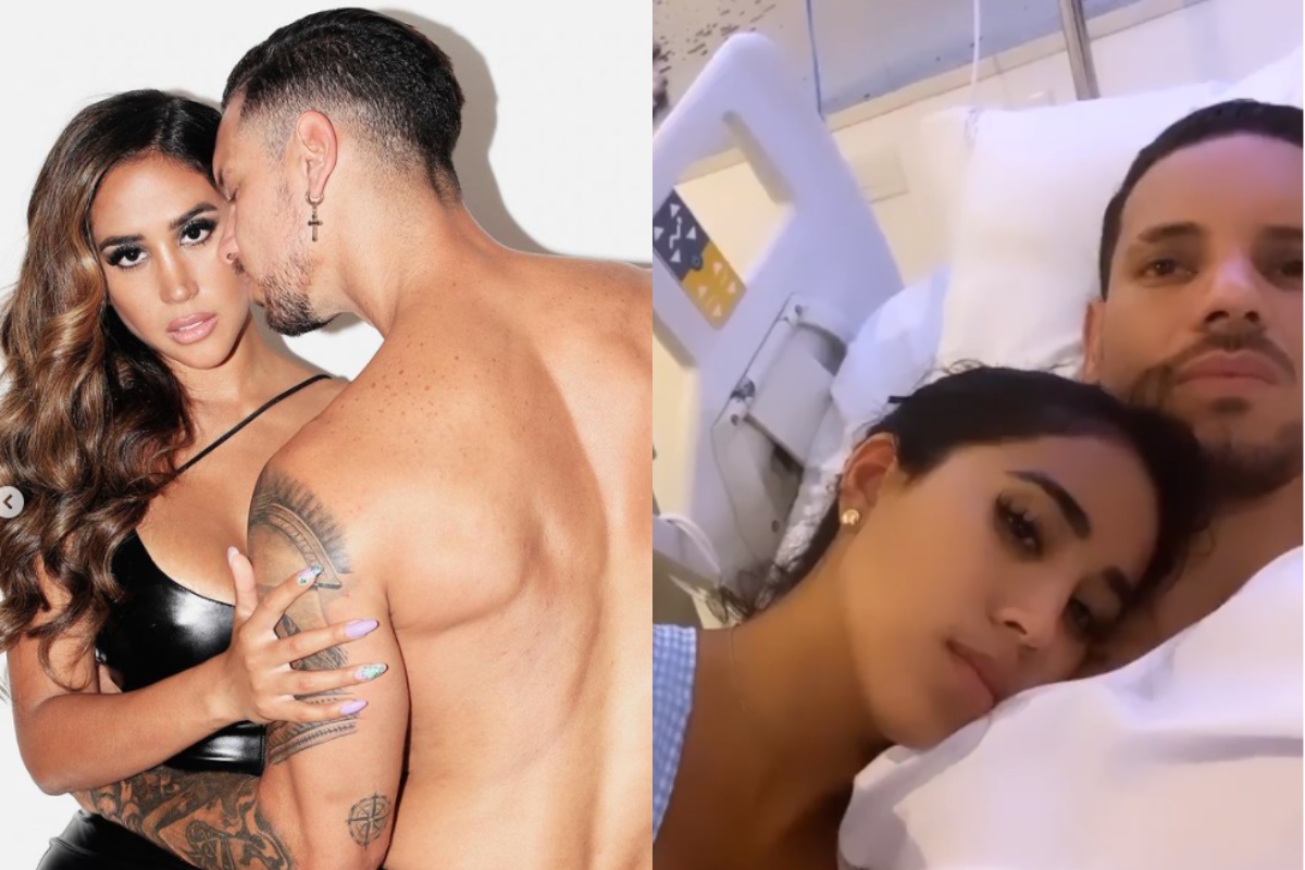 Melissa Paredes publica imagen de Anthony Aranda en el hospital. (Foto: Instagram)