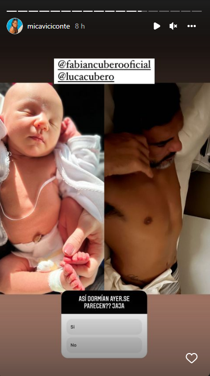 La tierna encuesta que planteó Mica Viciconte en su Instagram