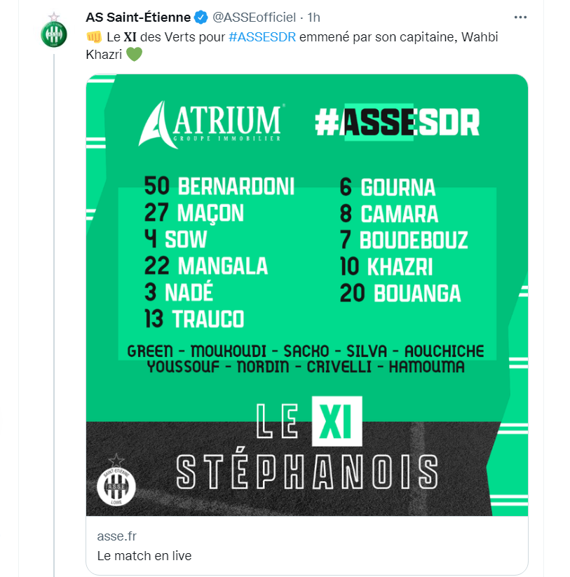 Redes sociales Saint-Étienne.