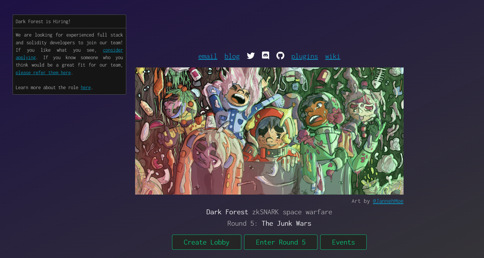 Dark Forest, un ejemplo de DApp de videojuego