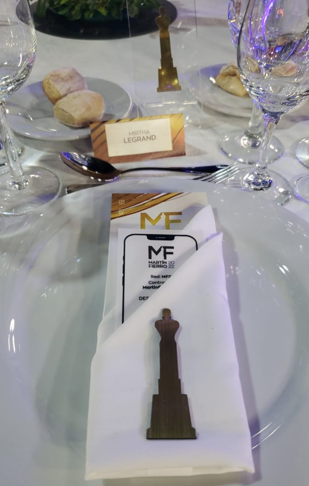 El lugar de Mirtha Legrand en la ceremonia de los Martín Fierro 2022