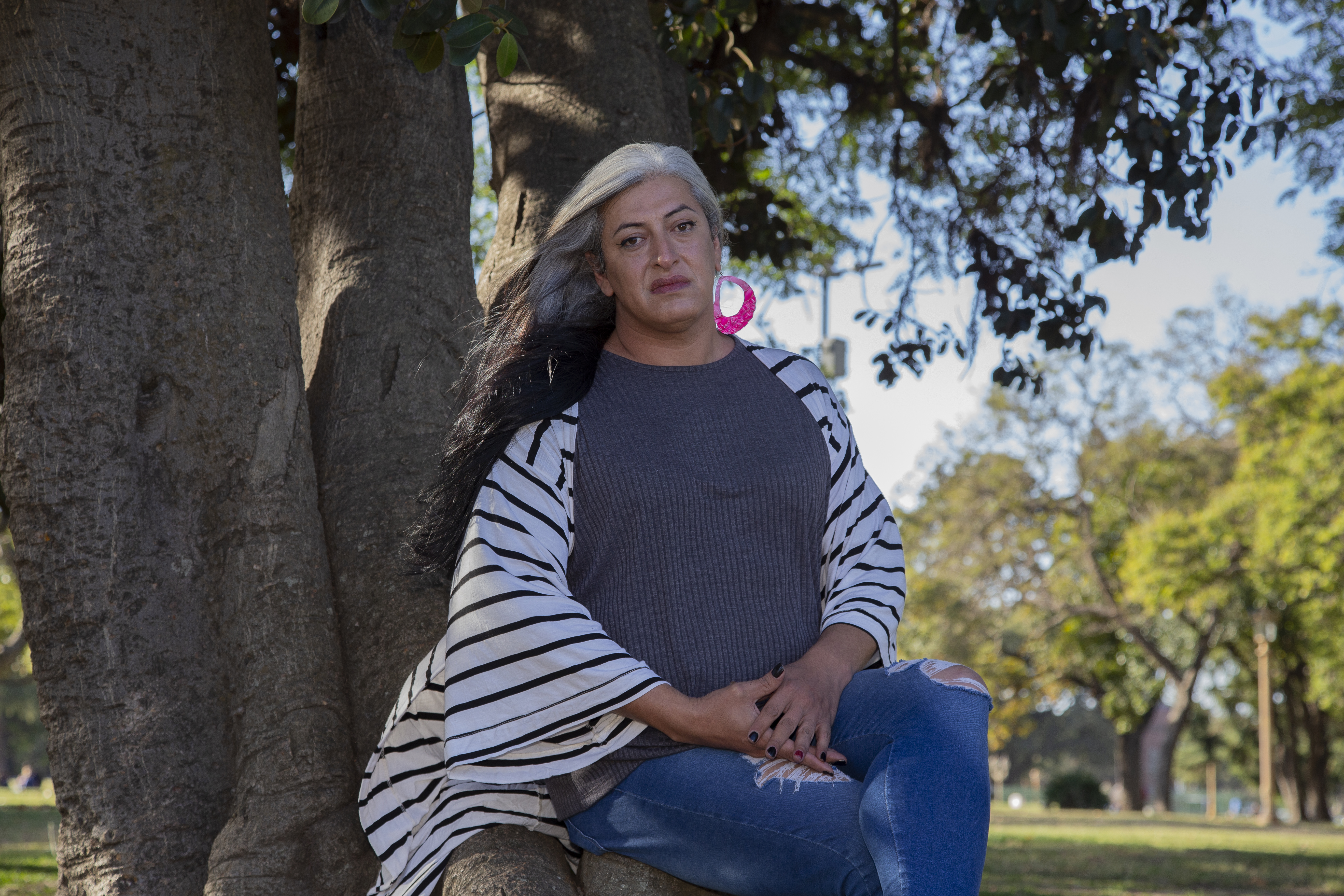 Para Morena García, hablar de fobia no es hacerle justicia al daño que la discriminación sistemática provoca en las personas LGBT+. "Es odio" le dijo a Infobae. (Foto: Luciano Gonzalez)