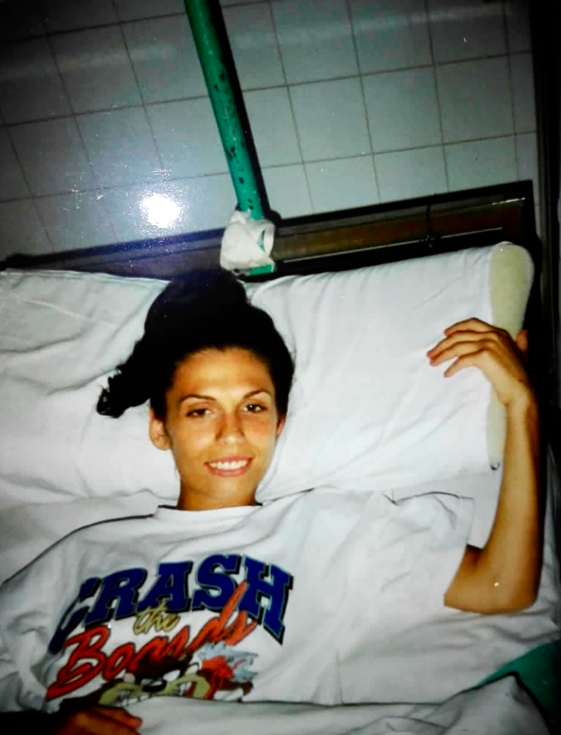 En el hospital, donde atravesó meses de internación