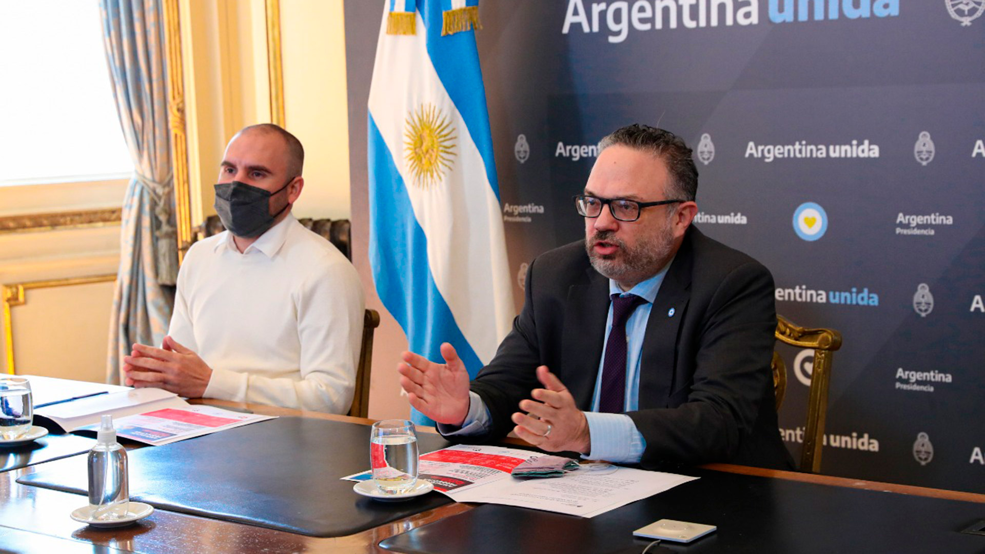 Guzmán y Kulfas, los dos principales ministros del área económica en el gobierno de Alberto Fernández