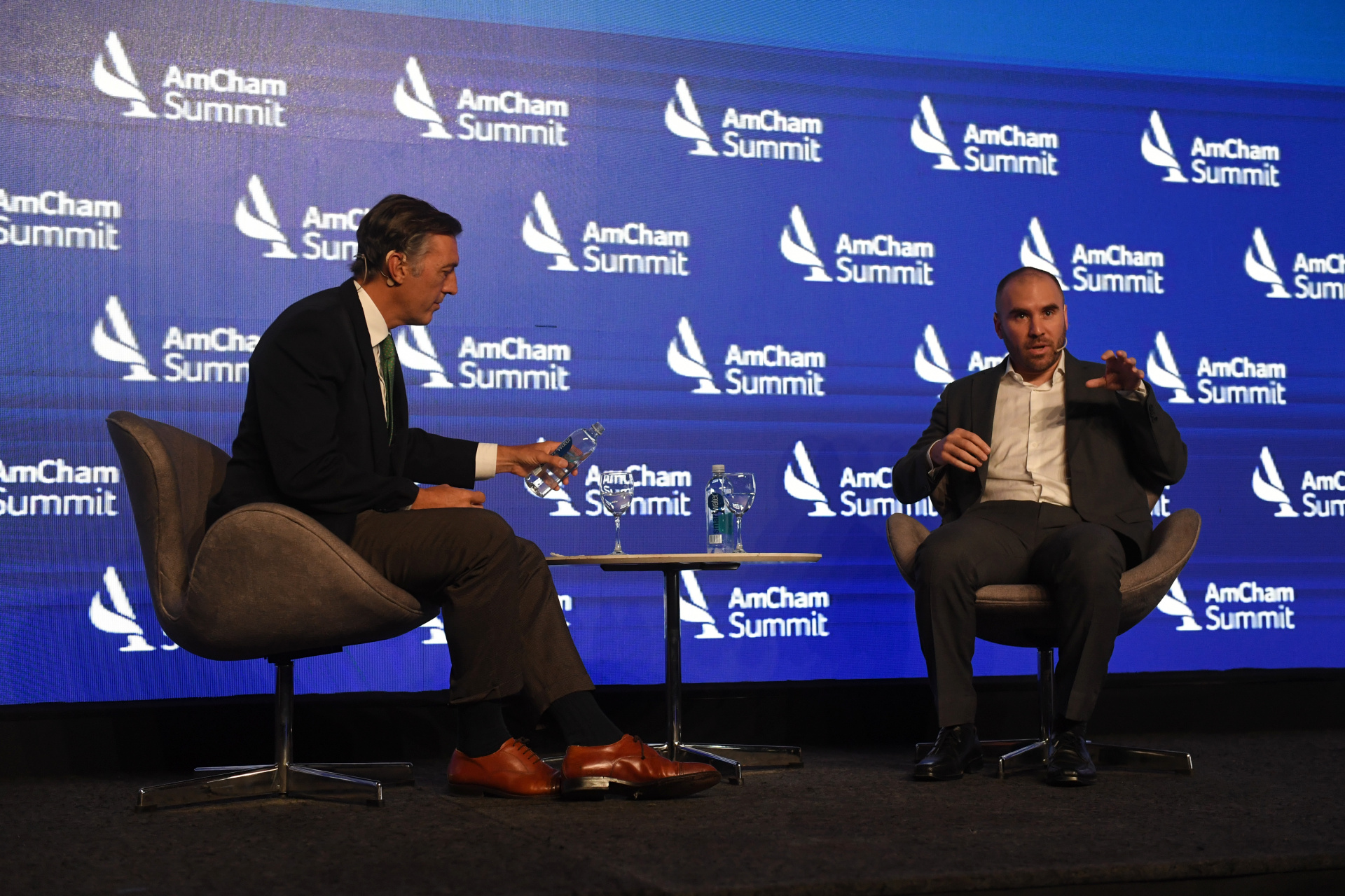 Guzmán habló ante la AmCham de mantener las tasas de interés con un rendimiento positivo contra la inflación (Maximiliano Luna)