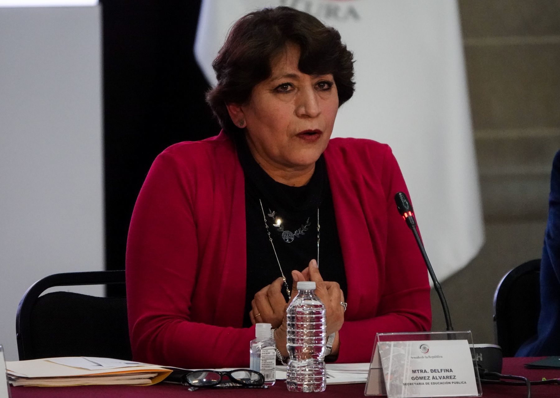 El PRD también buscará la destitución de Delfina Gómez (Foto: Galo Cañas/Cuartoscuro.com)