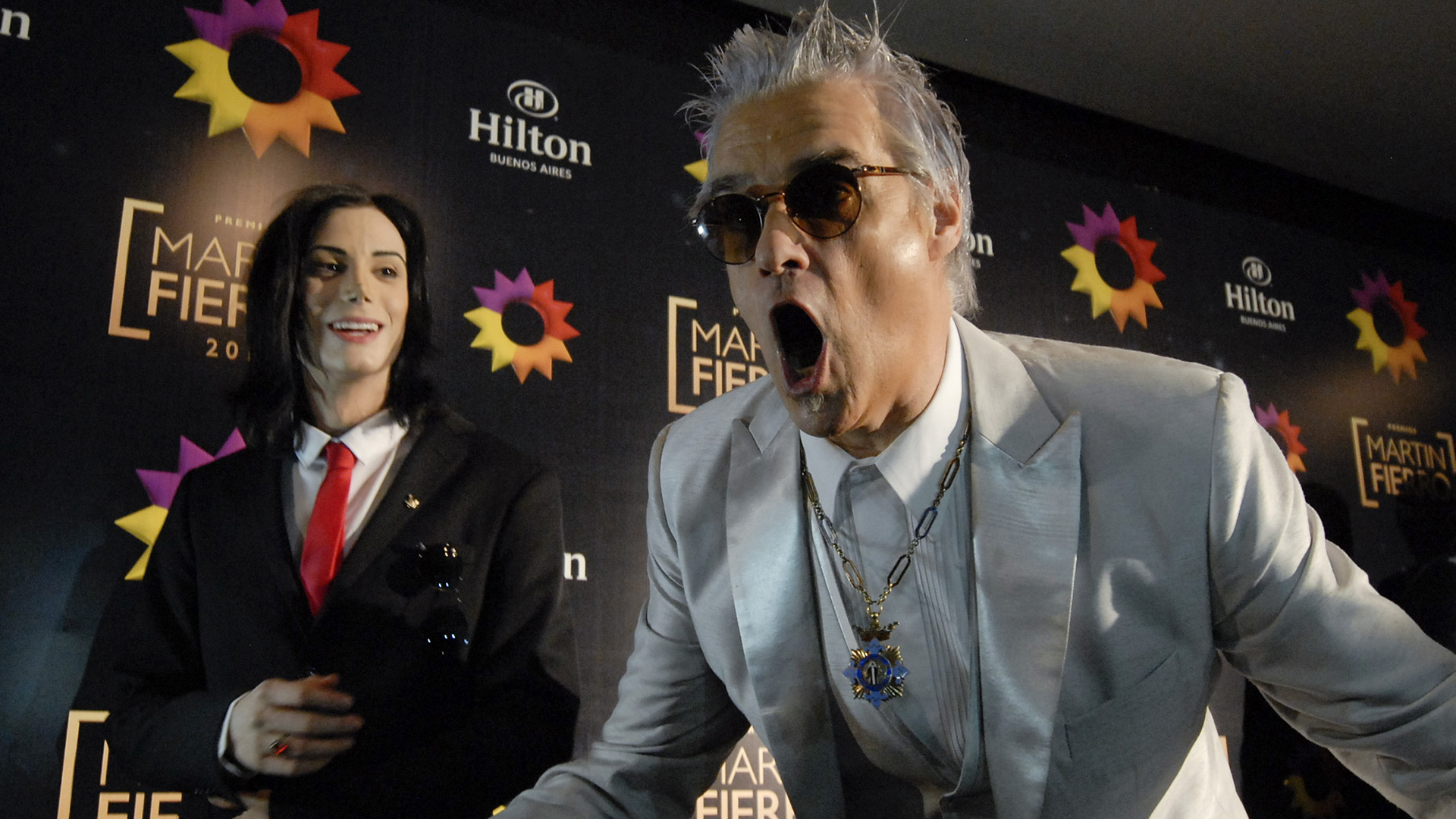 El conductor Roberto Pettinato y su hijo Felipe