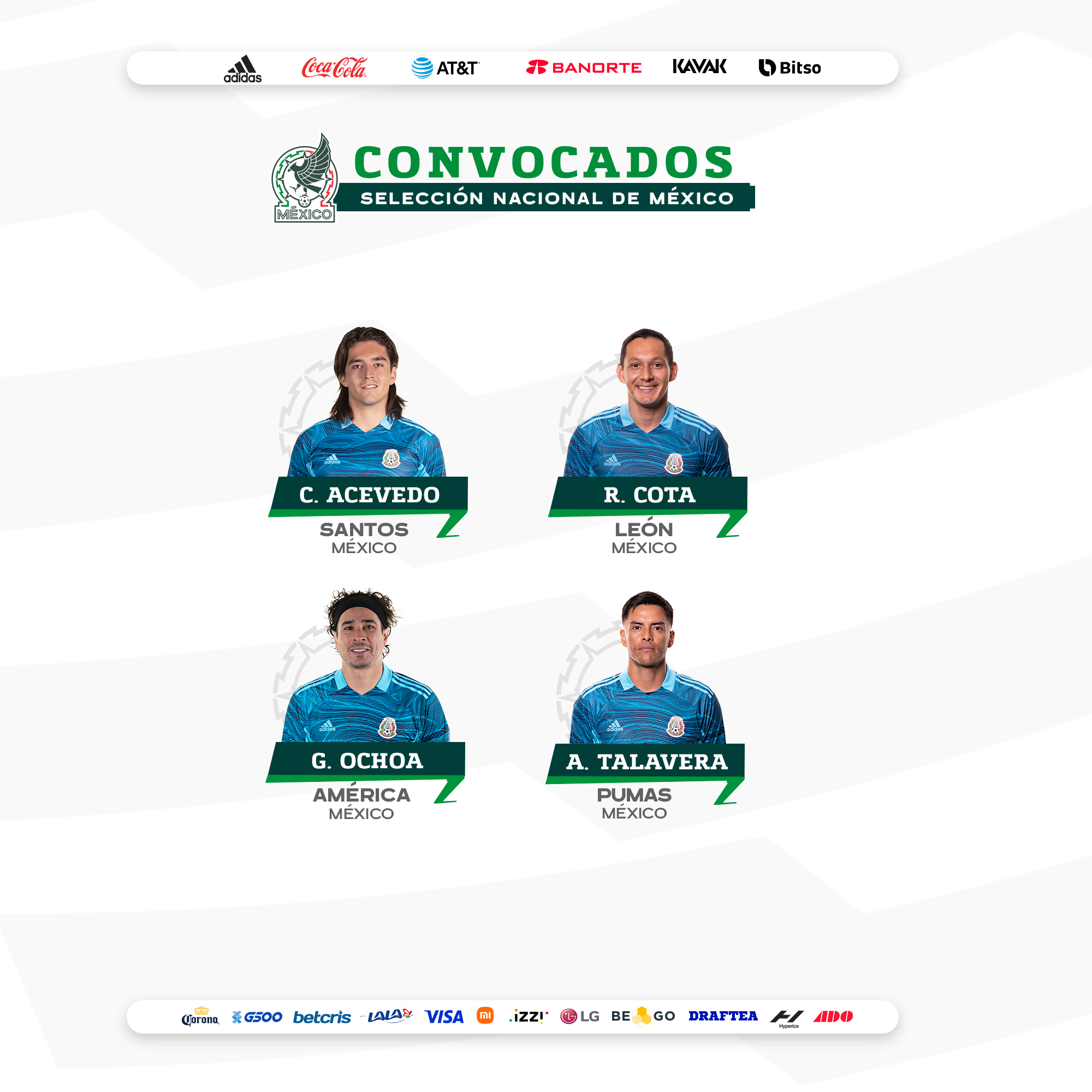 Convocatoria verano 2022 selección mexicana (Foto: Twitter/@miseleccionmx)