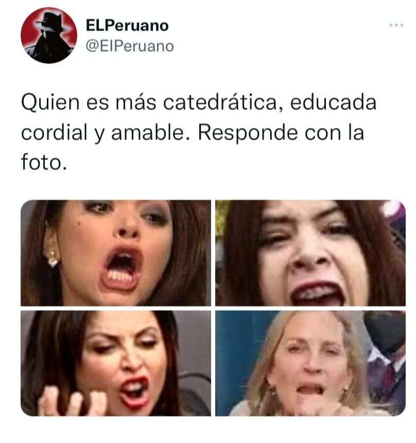 Memes de María del Carmen Alva. Fuente: Redes Sociales.