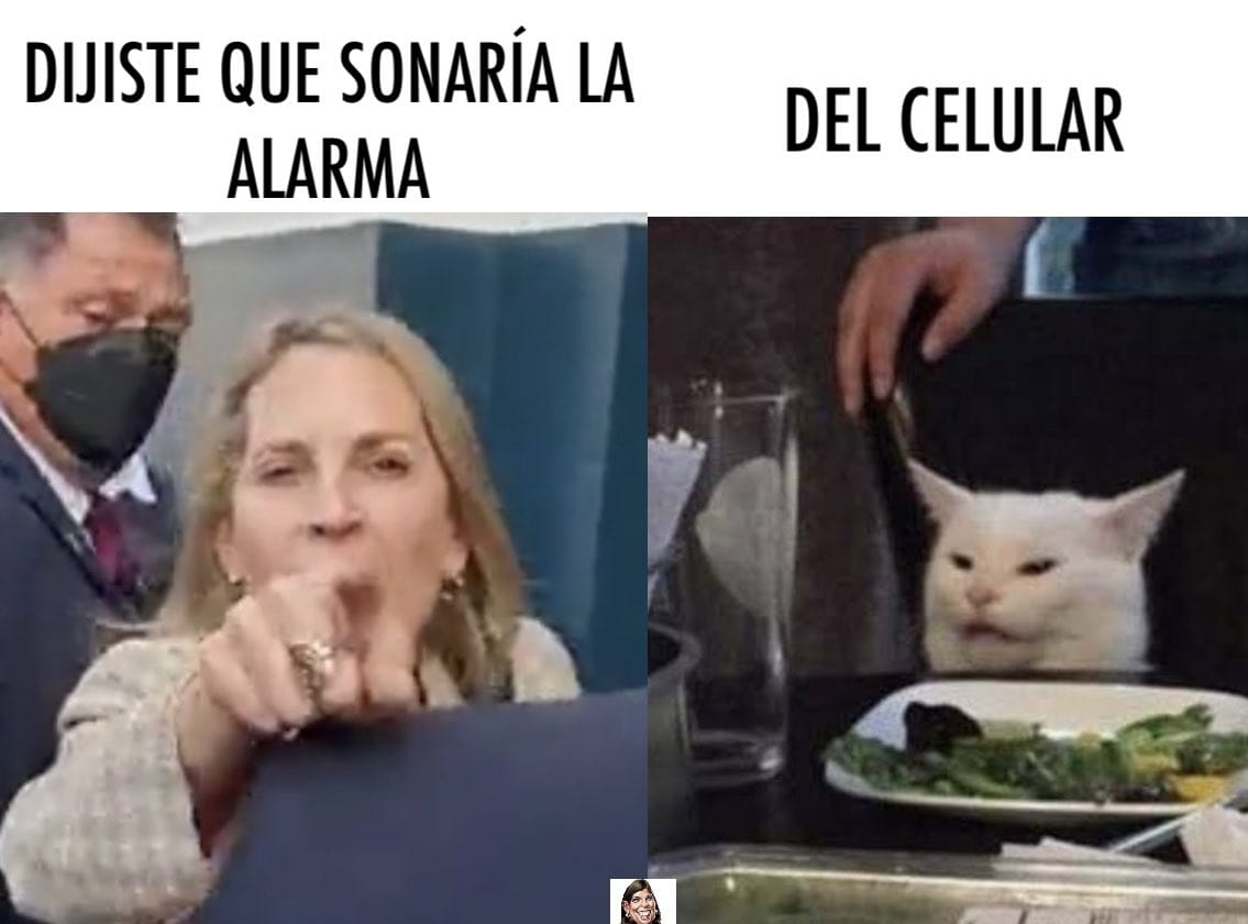 Memes de María del Carmen Alva. Fuente: Redes Sociales.