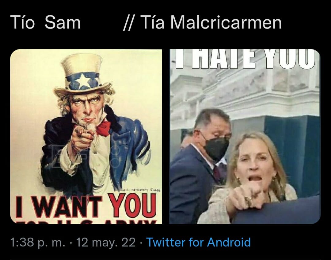 Memes de María del Carmen Alva. Fuente: Redes Sociales.